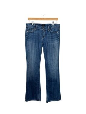 Citizens of Humanity Dita Petite Bootcut Jeans Medium Wash Stretch Denim Size 29